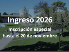 La UNM abrió una inscripción especial para el ciclo 2026