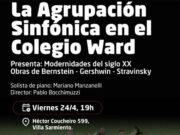 Morón| Concierto sinfónico gratuito en el Colegio Ward