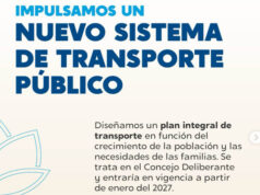 Moreno proyecta cambios en el transporte a partir de 2027