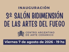 El Colegio Ward inaugura el 3° Salón Bidimensión de las Artes del Fuego del CAAC