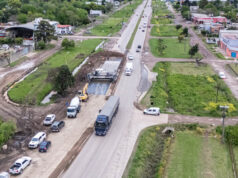 Moreno avanza con obras de infraestructura sobre la Ruta 24