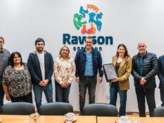 Moreno y Rawson firmaron un convenio de cooperación durante la visita de Mariel Fernández a San Juan